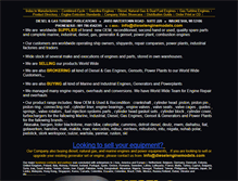 Tablet Screenshot of dieselenginemodels.com